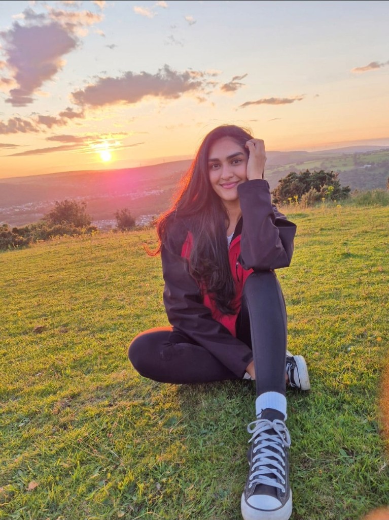 Melissa outdoors